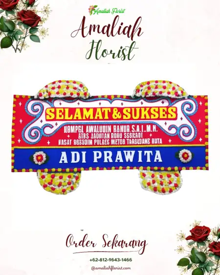 Papan Bunga Ucapan Selamat Kecandran